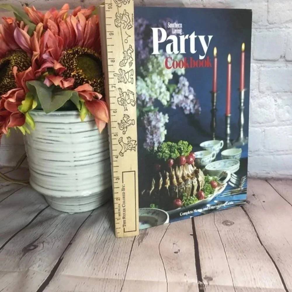 vtg 1972 SOUTHERN LIVING PARTY cookbook farmhouse country cottage retro kitschy